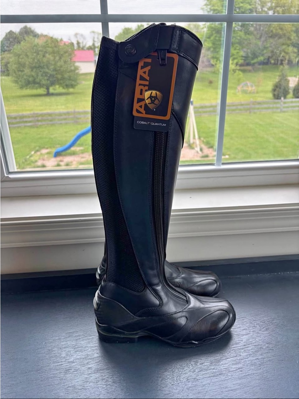 RARE FIND! Ariat Volant Black Tall Equestrian Riding Boots -New with tag